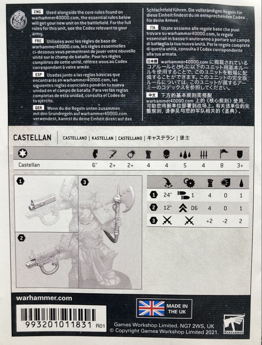 Modellbausätze & Standmodelle: Warhammer 40k Black Templar Castellan – Neu (gemäss Beschreibung) aus Muttenz von TamiyaFanboy79 6