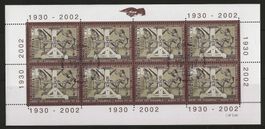 Kleinbogen Buchdruck 2002 Ersttag