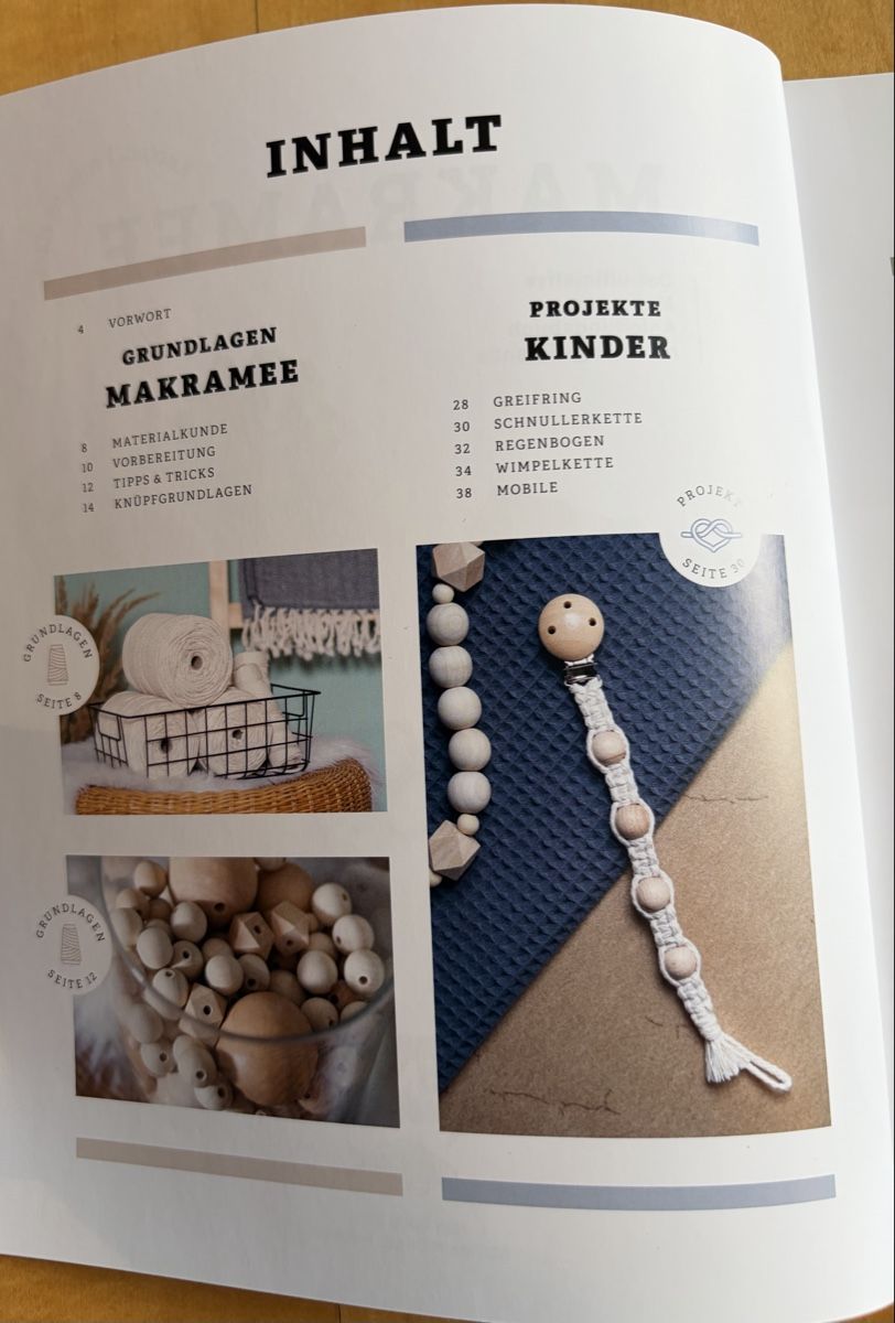 Libri: Makramee (Anleitungsbuch) – Usato da Kappel SO venduto da Fabruzzi 2