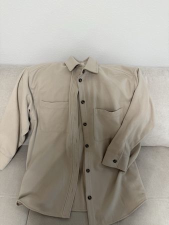 H&M Overshirt, Gr. M, Beige - Perfekt für den Übergang!