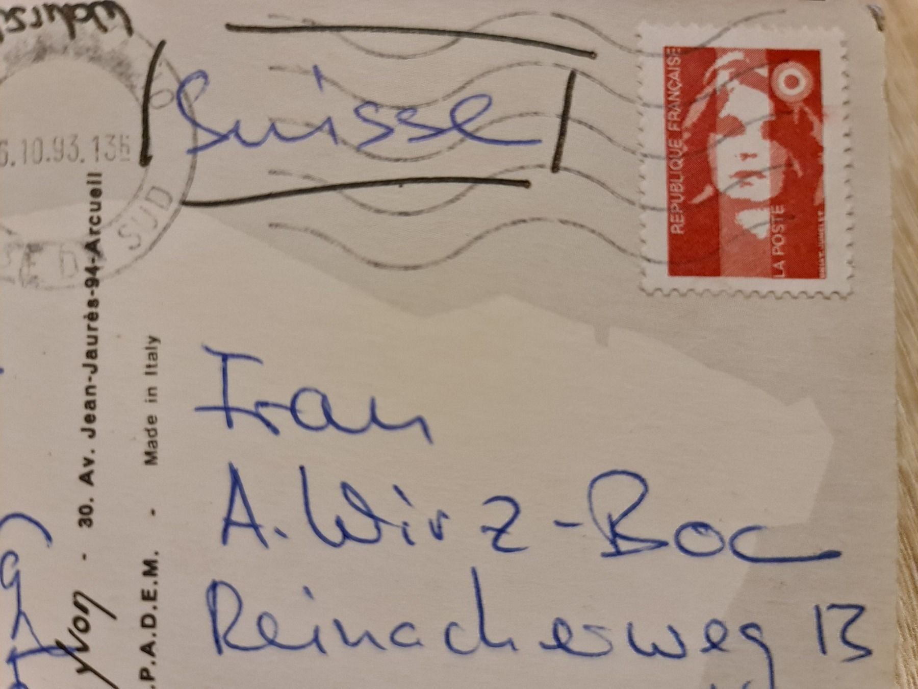 Cartoline postali: Ansichtskarte L'ile Rousse Frankreich – Usato da Dintikon venduto da Vexi 1