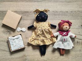 Lot de peluches artisanale neuves