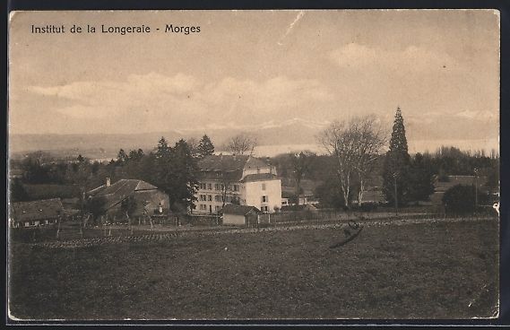 Ansichtskarten: AK Morges, Institut de la Longeraie – Gebraucht aus Berlin von bartko-reher