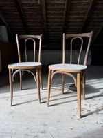2 Vintage Holzstühle Horgen-Glarus – Bugholz 