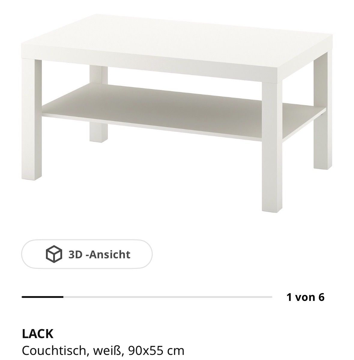 Tische: IKEA Lack weiss 90x55x45 – Gebraucht aus Wermatswil von taz_2nsf