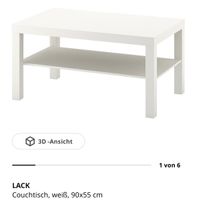 IKEA Lack weiss 90x55x45