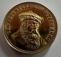Jeton um 1950 Bern / Von Gutenberg zum Bubenberg