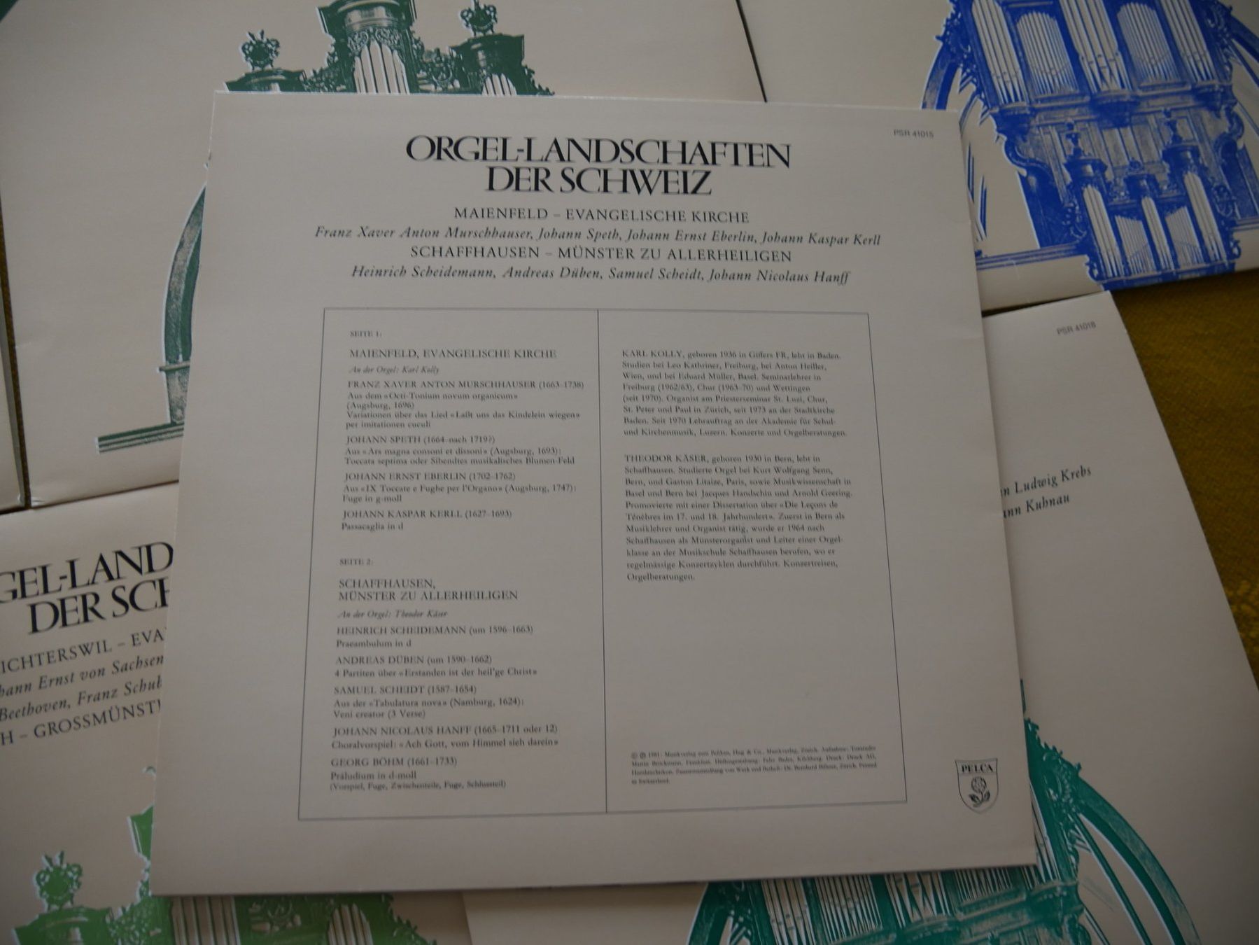 Dischi in vinile: LP Orgellandschaften der Schweiz – Usato da Gränichen venduto da Nimmersatt 7