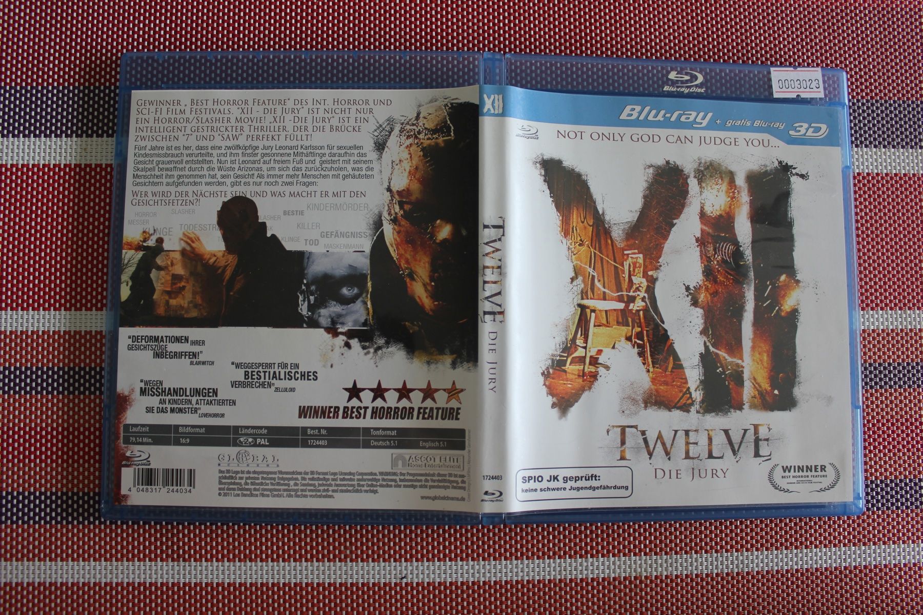 Alle DVDs: XII Twelve - Die Jury (3D) – Gebraucht aus Geroldswil von Schlumpfine1973