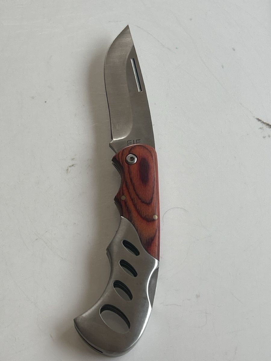 Coltelli tascabile: Klappmesser "EIE" Rostfrei mit Holzgriff (S25) – Usato da Neuenhof venduto da bro_9zsg 2