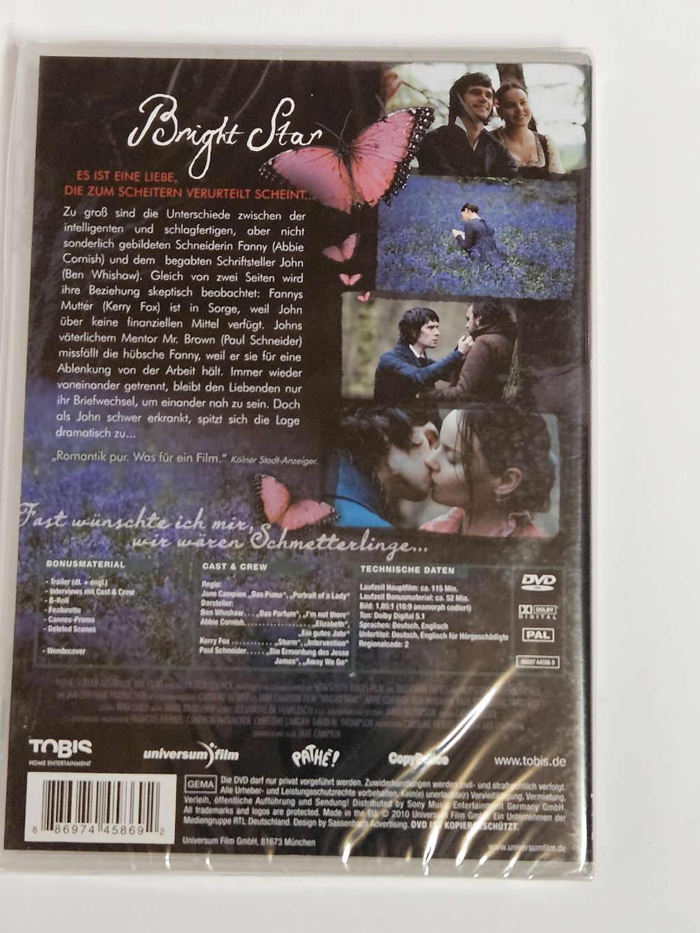 Tutti i DVDs: Bright Star DVD - Romantisches Drama - OVP – Nuovo e nell'imballaggio originale da Oberdorf BL venduto da BaldenEagle 1