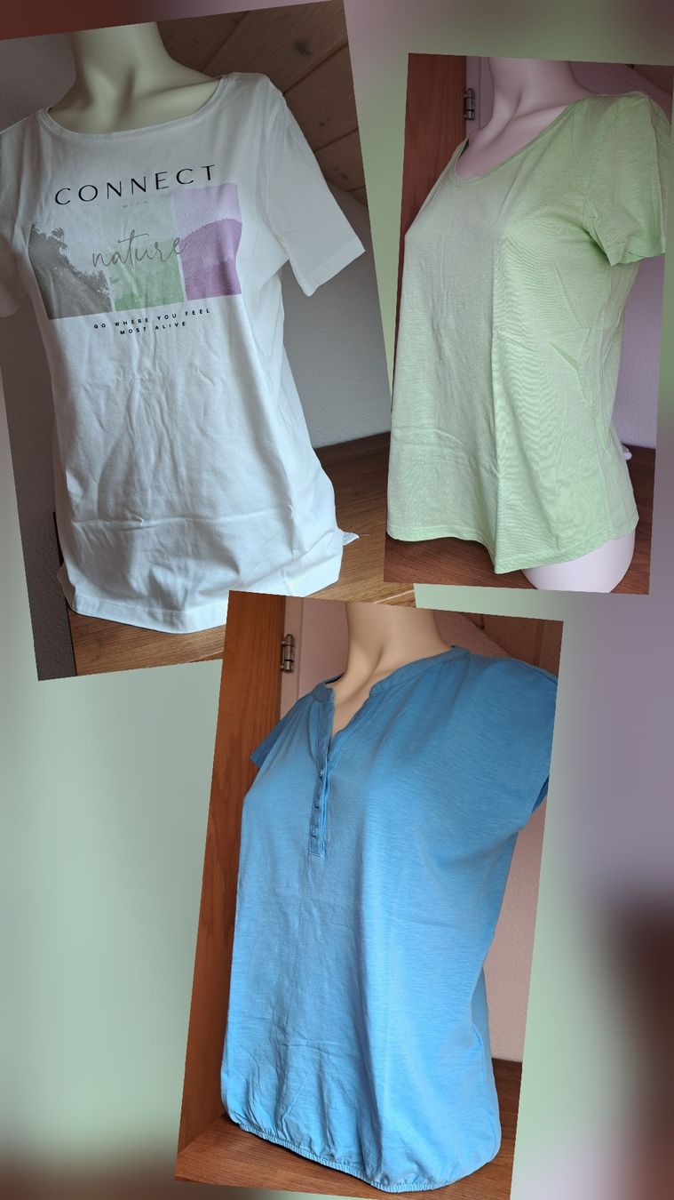 T-shirt: 3x Street One Shirt Gr.38 – Usato da Thalheim AG venduto da Bekuadma
