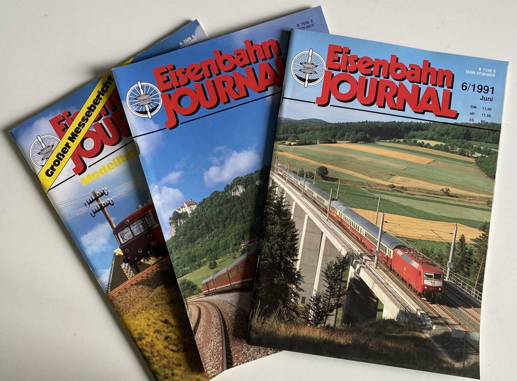 Riviste & Magazine: Eisenbahn Journal - 3 Hefte - 2+4+11/1991 – Nuovo (secondo la descrizione) da Hünenberg venduto da Ecila