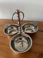 Schale 3 teilig mit Schmetterlingen, für Nüsse, Oliven etc.
