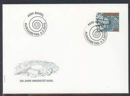 2010, FDC, 550 Jahre Universität Basel (Nr. 1348)