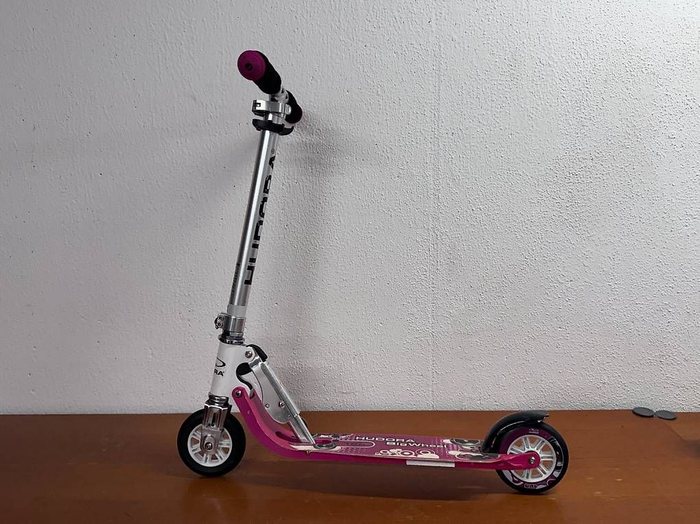 Kickboard: Trottinet Hudora BigWheel 125 pink – Usato da Uesslingen venduto da sab_lj2l
