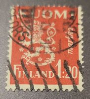 Finnland alte briefmarke