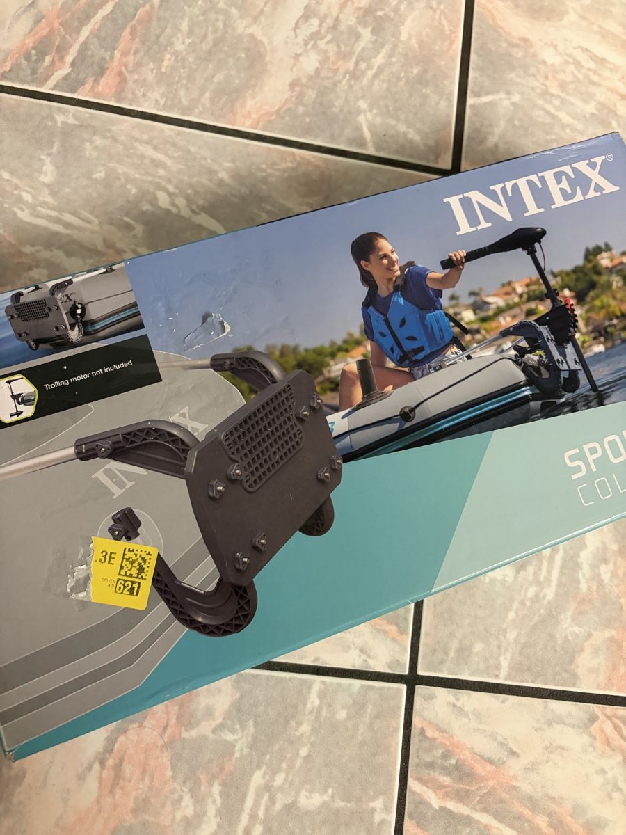 Boote: Intex Excursion 5 Schlauchboot mit E-Motor und Paddel – Neu (gemäss Beschreibung) aus Galgenen von Miachelle 9