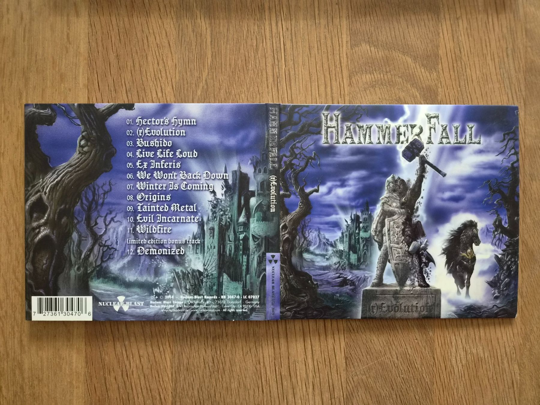 CDs: CD Hammerfall - (r) Evolution, 2014 – D'occasion à Nebikon par Harley-Davidson01