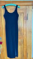 Schwarzes Cocktailkleid aus Samt, ca Gr. S, super Decolleté!