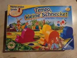 Brettspiel Tempo kleine Schnecke Ravensburger Holzfiguren