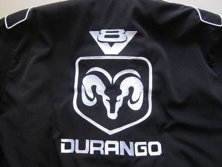 NEU DODGE DURANGO V8 Fan Jacke sw(silber)alle Größen/Modelle