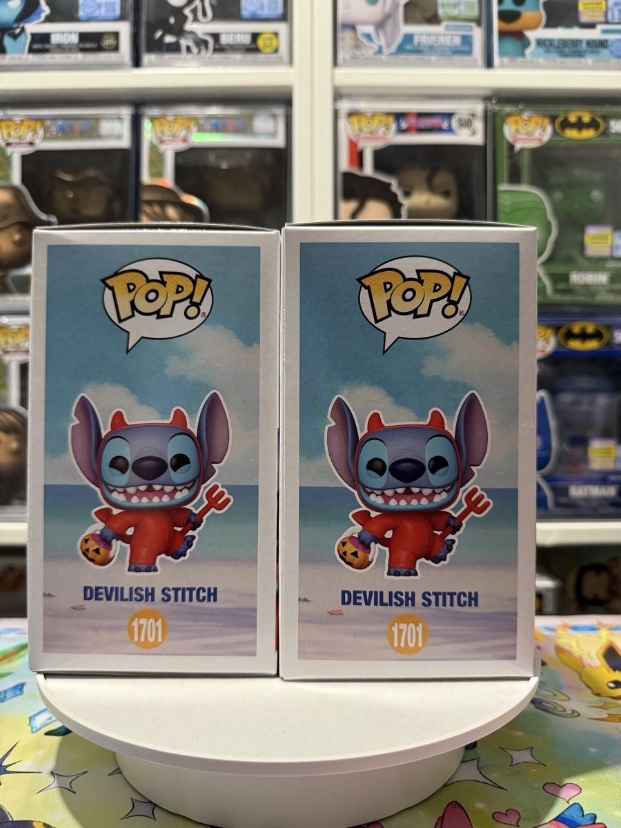 Funko Statuette: Funko Pop! Disney Devilish Stitch #1701 Normal and Chase – Nuovo (secondo la descrizione) da Flüelen venduto da alex_y88 1