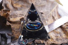 Orgonit Pyramide  Turmalin Obsidian   WOW   Räumung    (1)