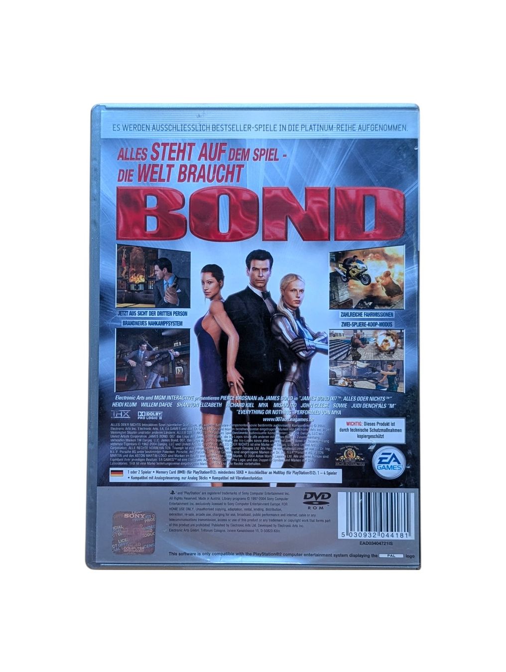 Sony Giochi: 007: Alles oder Nichts PlayStation 2 (PS2) – Usato da Domat/Ems venduto da IsseldorsShop 1