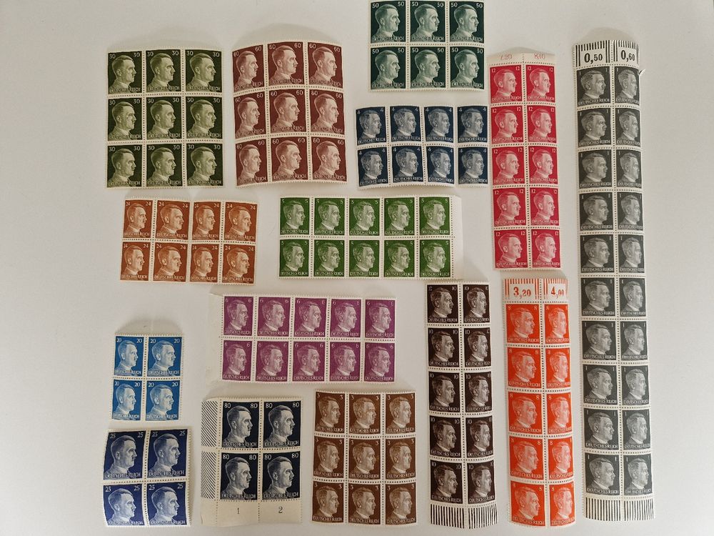 Deutsches Reich Adolf Hitler Lot postfrisch (Neu (gemäss Beschreibung ...