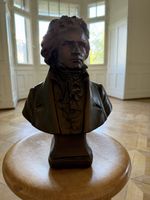 Beethoven Büste aus Gips braun 35 cm gebraucht