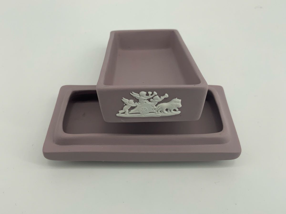 Portagioie: Wedgwood Schmuckdose Jasperware – Usato da Erlach venduto da silvia3235 5