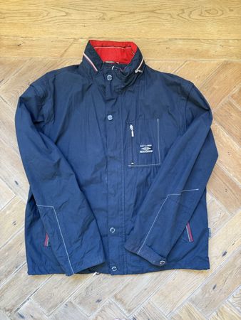 Herren Jacke Navy & Green dunkelblau