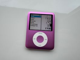 Akku neu! iPod Nano 3 Pink 8GB mit Ladekabel