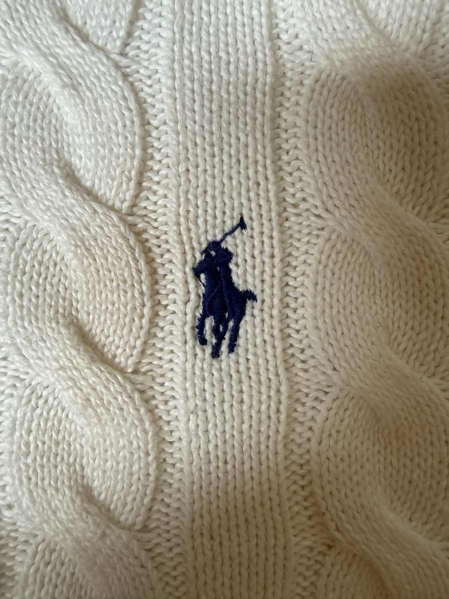 Polo Ralph Lauren Pulls & Sweat-shirts: Polo Ralph Lauren Pullover Cable Knit White Size L – Neuf (Voir description) à Oberweningen par tol_pfr8 2