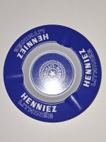 Henniez Lithinée Werbe-Aschenbecher blau Vintage Schweiz