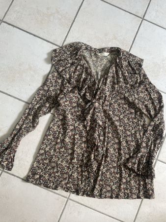 SHE Bluse, Viskose, Gr.36 Herbst-Look, Neu!