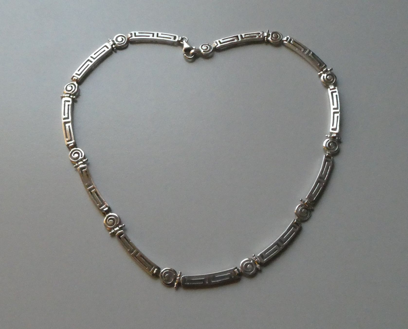 Ketten: Halskette Collier griechisches Muster Mäander 925 Silber – Gebraucht aus Frauenfeld von dhour 5