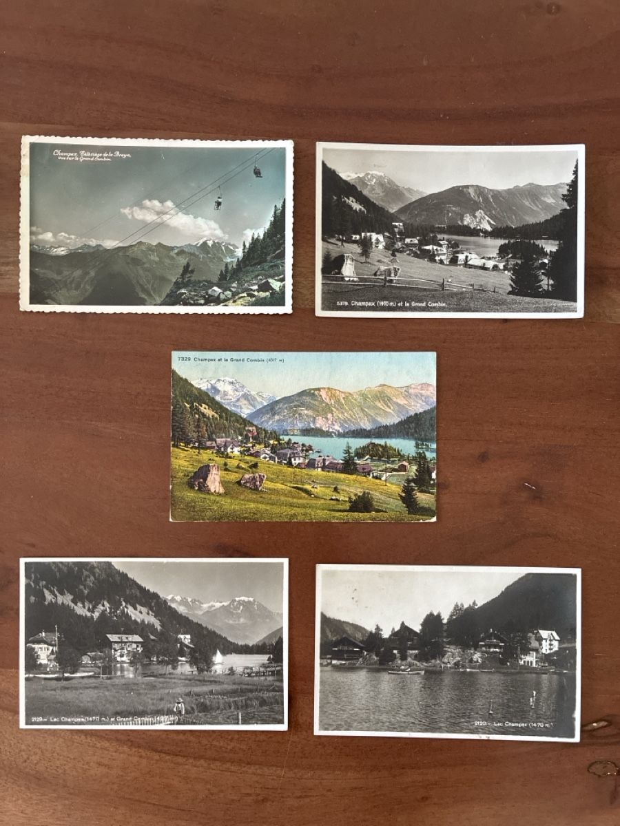 Cartes postales: 10 Ansichtskarten Schweiz von Champex VS.  B – D'occasion à Oftringen par Cla.vD.74