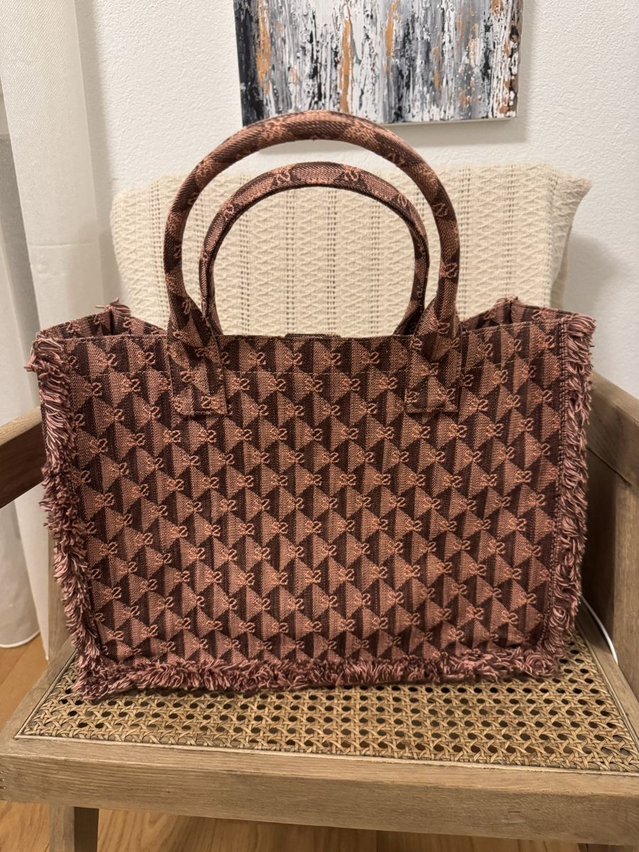 Sandro Taschen für Damen: Sandro Handtasche aus Baumwolle - Rosa – Gebraucht aus Fahrweid von meded 1