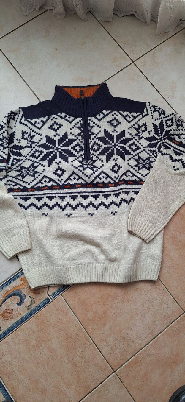 Maglioni & Felpe: Pull à col zippé motif jacquard, Taille XL – Usato da St-Triphon venduto da Jldr0 2