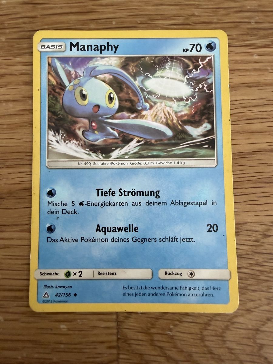 Cartoline: Manaphy 42/156 – Usato da Uitikon Waldegg venduto da Sa_v9gp