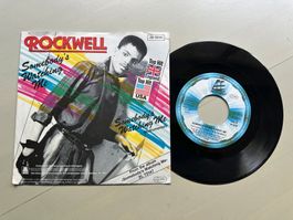 MICHAEL JACKSON tolle Single Somebody's watching Rockwell