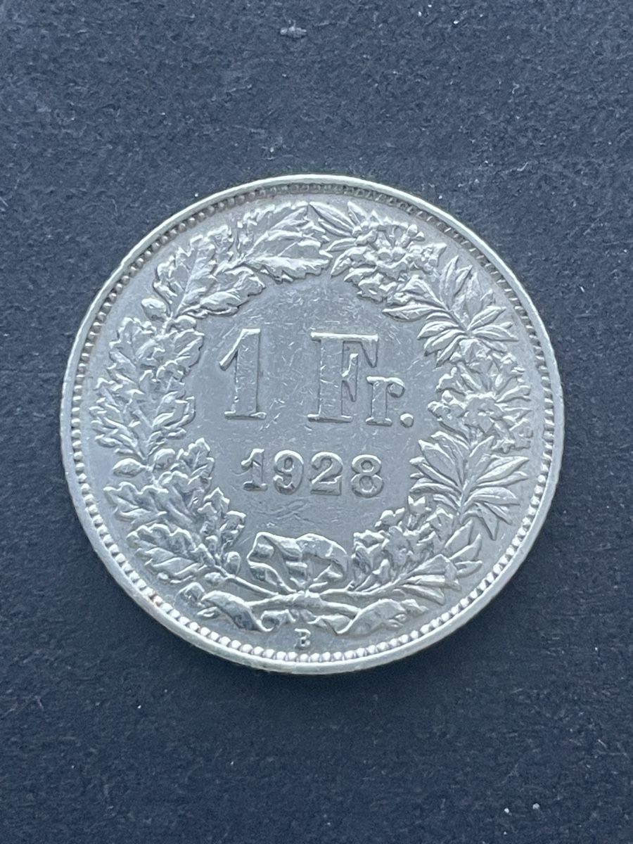 Toutes les monnaies: 1.- Silber CH Jahr 1928 – D'occasion à Meierskappel par Hala03