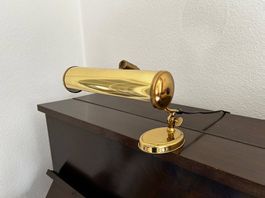 Elegante Klavierlampe aus Messing  verstellbar