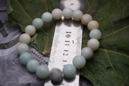 Amazonit 10mm  Kugel Armband     –Edelsteinstube Rausverkauf