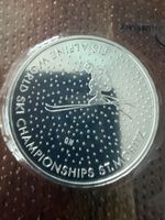 Gedenkmünze FIS Ski Weltmeisterschaften St. Moritz 2003