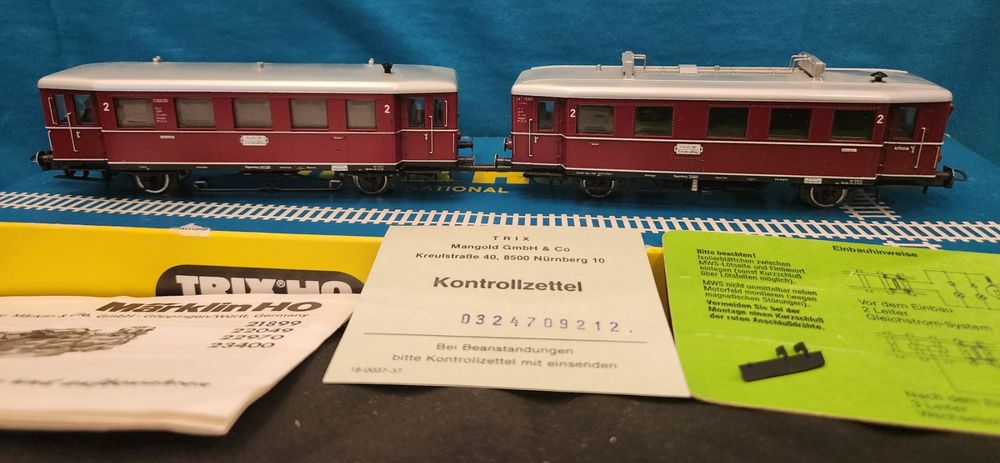 Märklin/ Trix HO DB Art.Nr. 22675 VT 75.9/VB140, Rarität! (Neu und ...