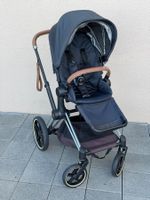 Poussette Cybex Priam 3-en-1 bleue marine