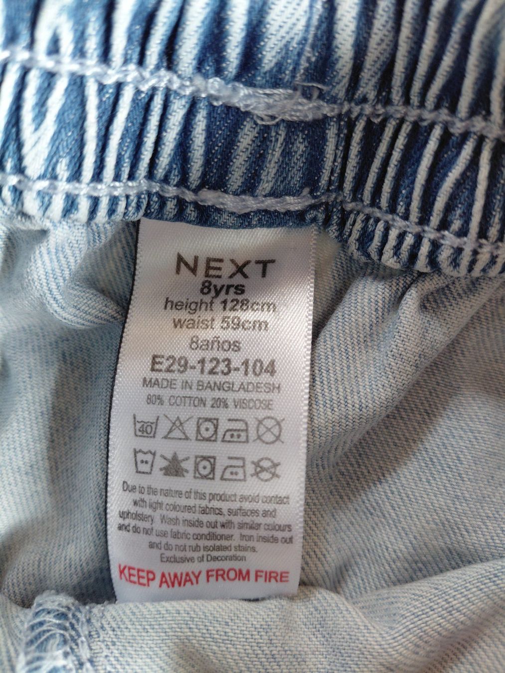 Next Pantaloni: wide leg Jeans Gr. 128 – Usato da Turgi venduto da aprilhexxe 2